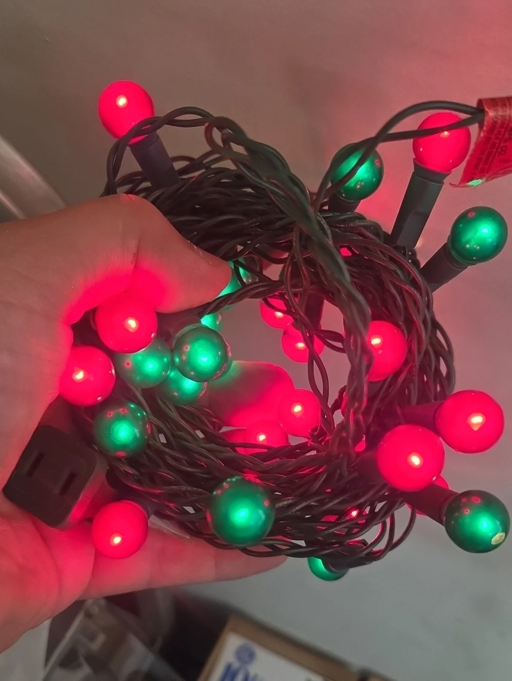 Sterling 35 Pearl Lights - Multicolor Indoor/ Outdoors Use Vintage 1992 120 Volt